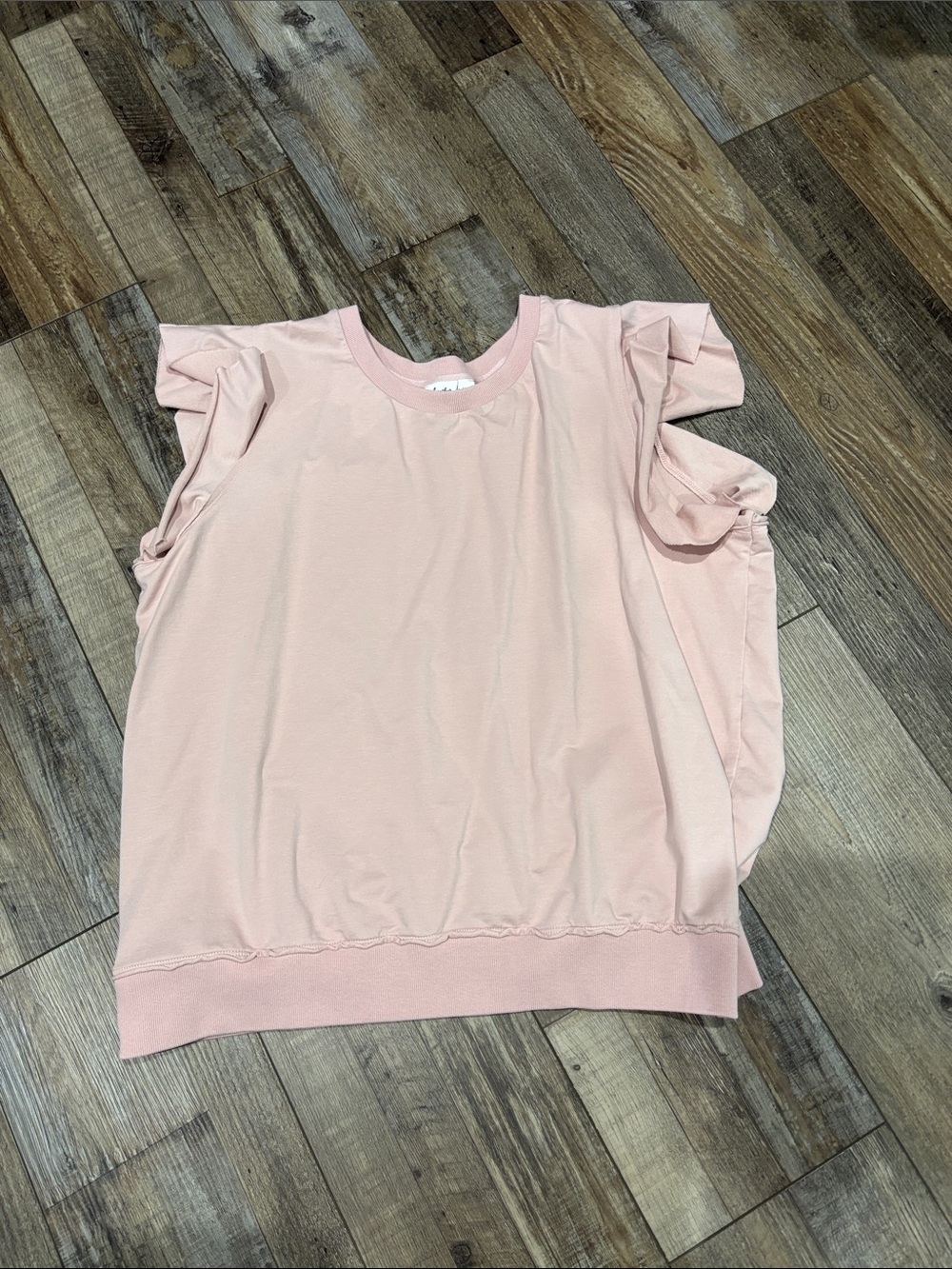 Another Love Pastel Pink Crewneck Knit Top
